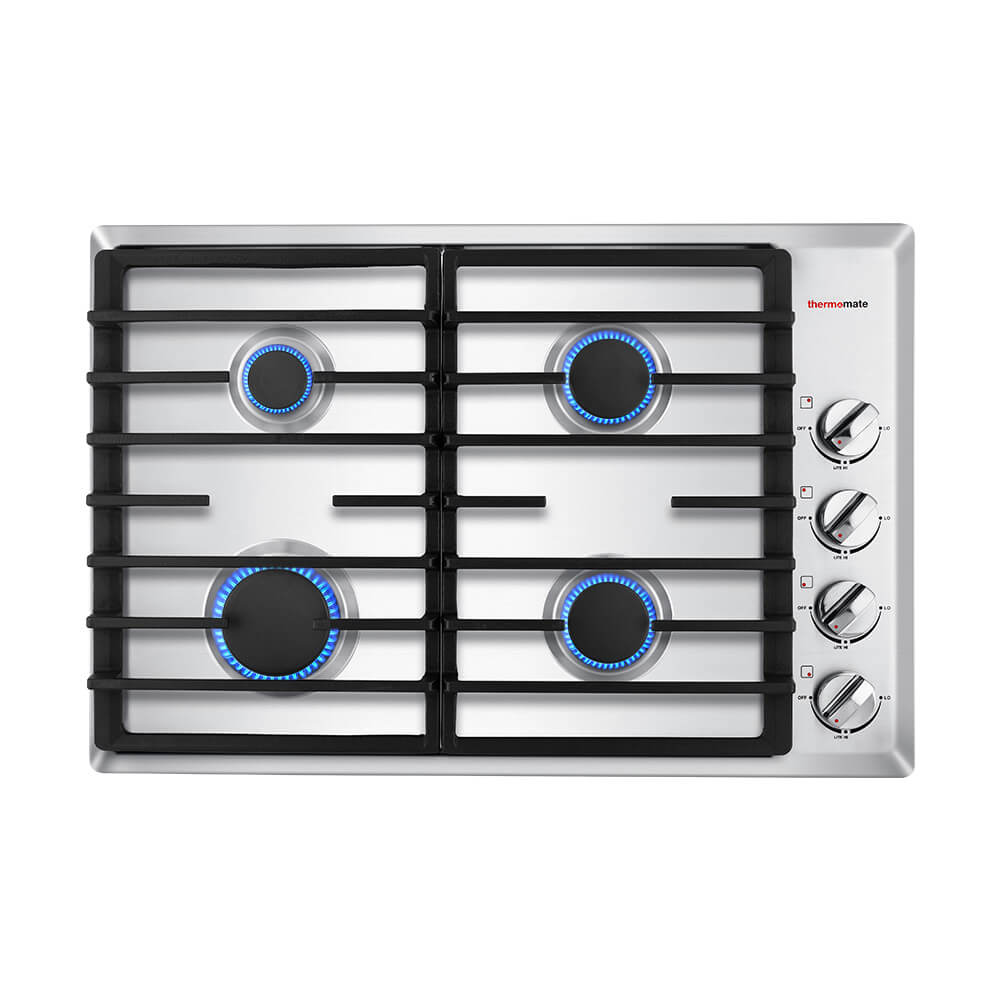 Thermomate 30'' Built-In Gas Cooktop w/ SABAF Burners
