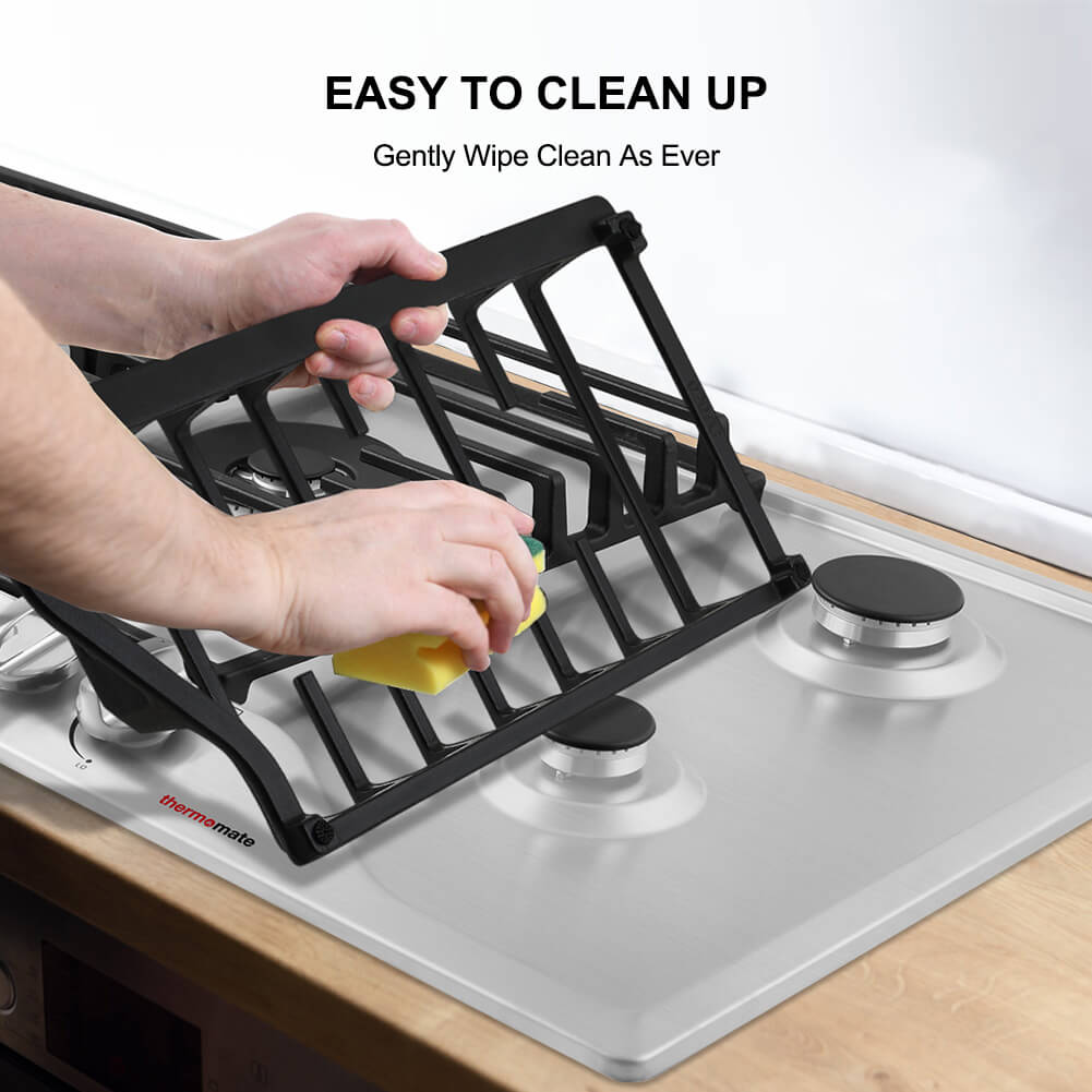Thermomate 36'' Built-In Gas Cooktop w/ SABAF Burners