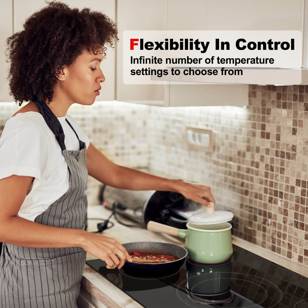 Thermomate 36'' Built-In Ceramic Cooktop - Knob Control