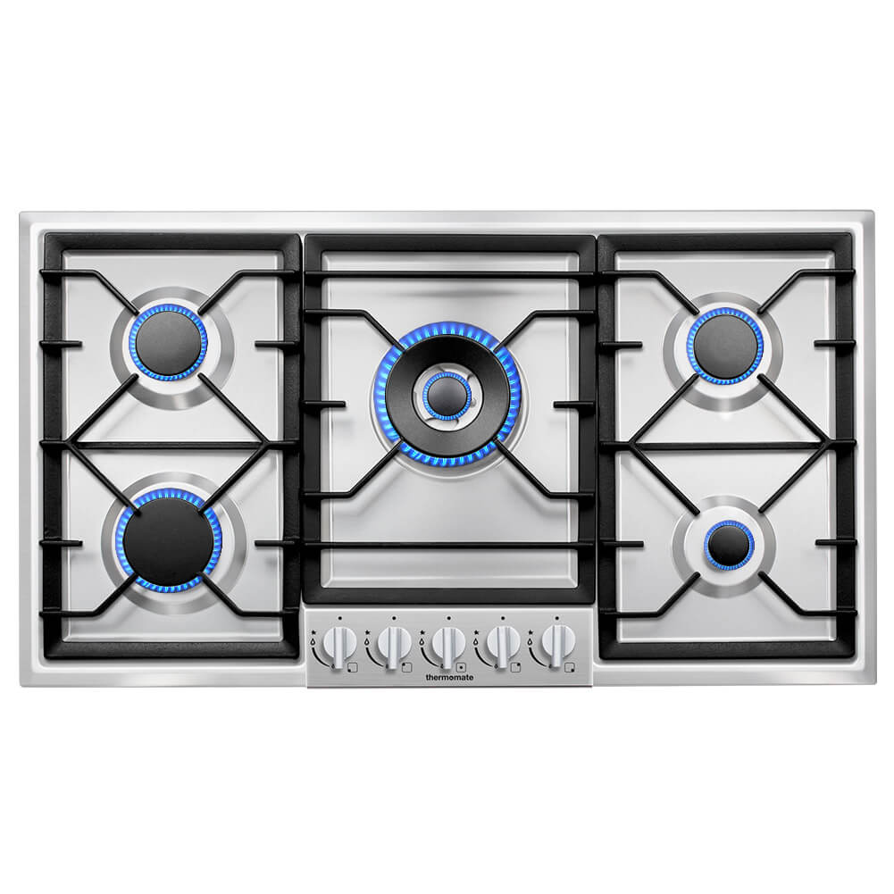 Thermomate 36'' Built-In Gas Cooktop w/ 5 Burners