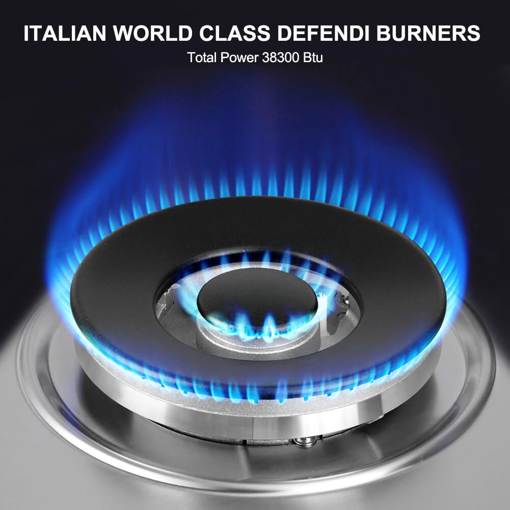 Thermomate 36'' Built-In Gas Cooktop w/ 5 Burners
