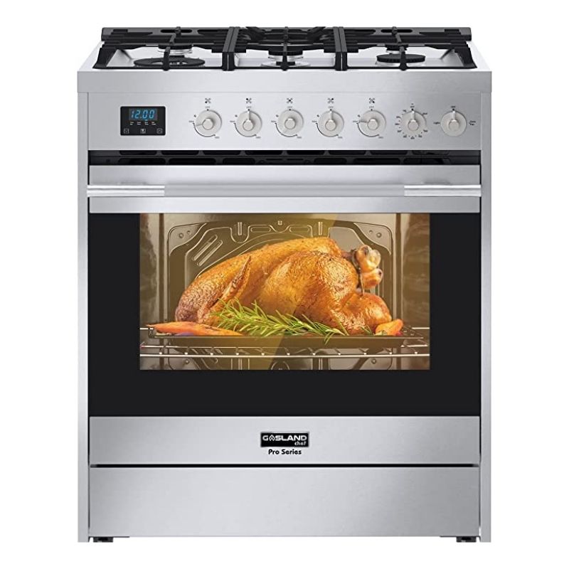 Gasland Chef 30'' Slide-In Gas Range w/ 5.0 cu. ft. Capacity Oven