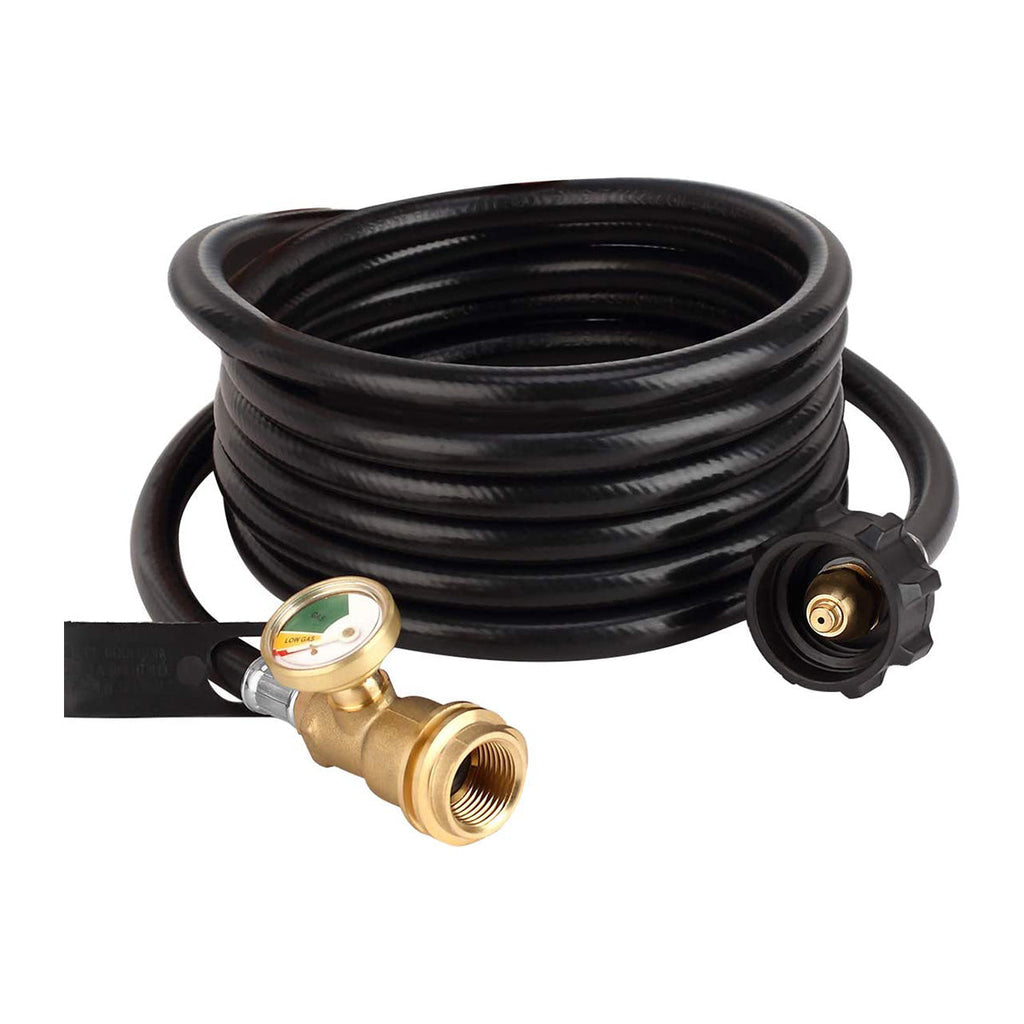 Gasland 12 FT Propane Extension Hose w/ Gauge, Leak Detector