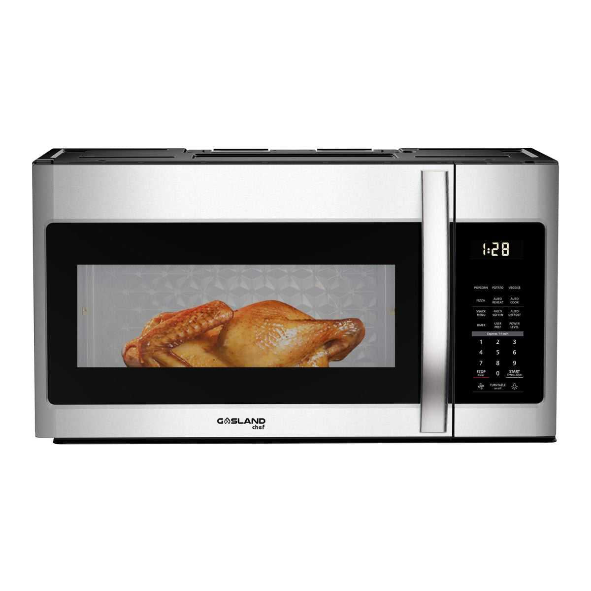 Gasland Chef 30'' Over-the-Range Microwave Oven - Silver