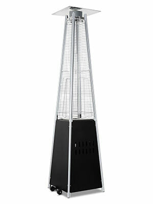 Gasland Outdoor Pyramid Patio Heater - Warm Area Up to 115 sq. ft