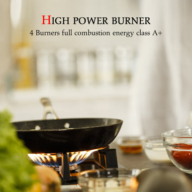 Gasland Chef 24'' Convertible Gas Cooktop - Black Tempered Glass