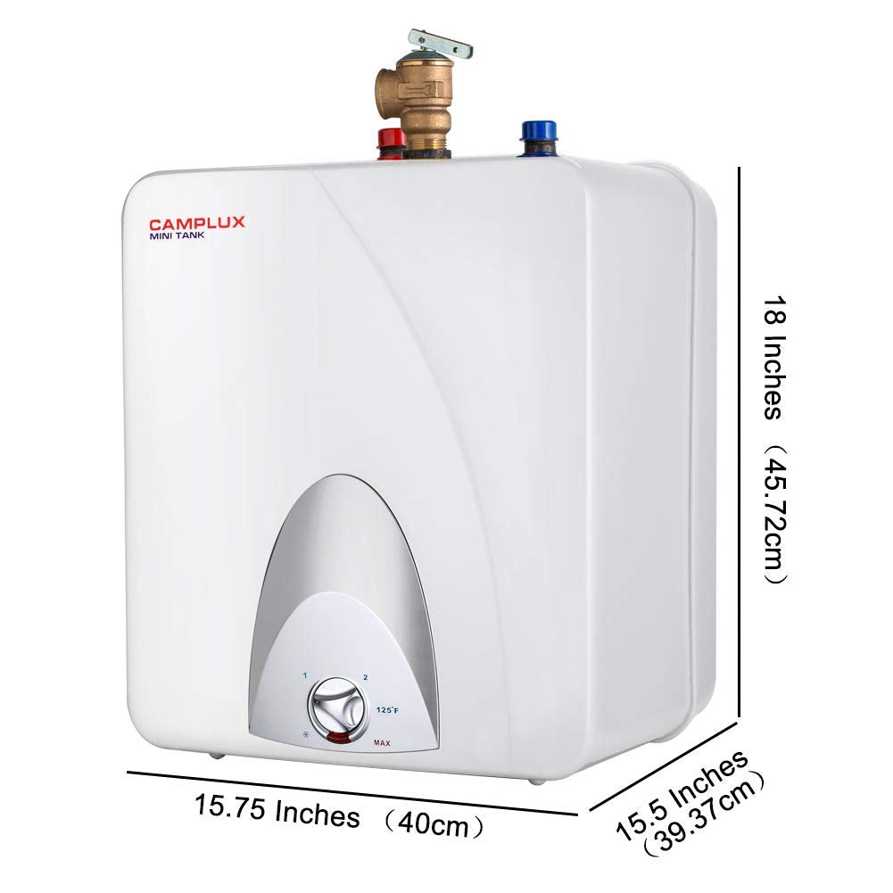 Camplux Mini Tank Electric Water Heater - 6-Gallon