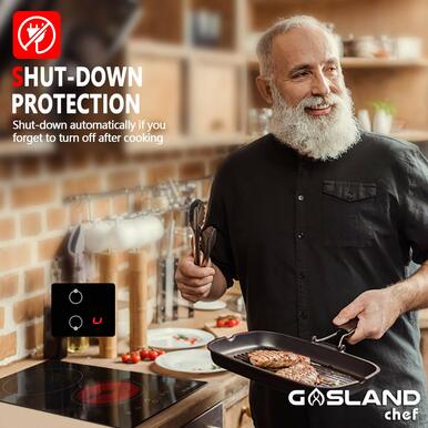 Gasland Chef 12'' Ceramic Cooktop Sensor Touch Control - Black