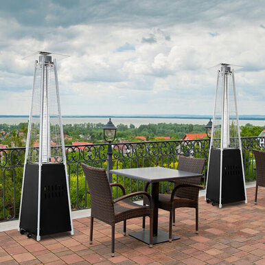 Gasland Outdoor Pyramid Patio Heater - Warm Area Up to 115 sq. ft