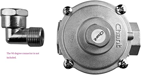 Gasland Liquefied Propane & Natural Gas Pressure Regulator - 1/2 NPT In/Out Gas Pipe