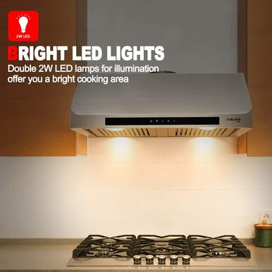 Gasland Chef 30'' Under Cabinet Range Hood - Sensor Touch Control