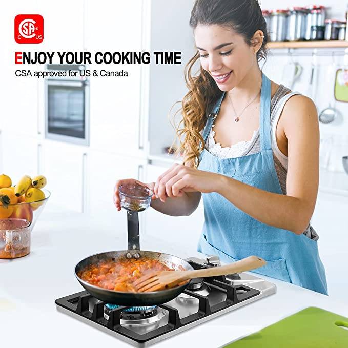 Gasland Chef 12'' Pro Style Dual Burners Gas Cooktop