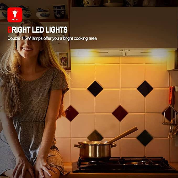 Gasland Chef 30'' Built-In Range Hood w/ LED lights