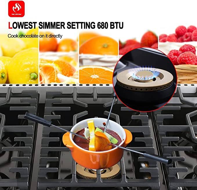 Gasland Chef 36'' Gas Cooktop w/ 6 Recessed Sealed Burners