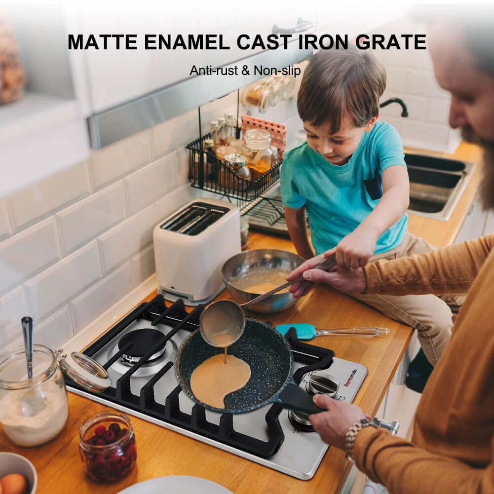 Thermomate 12'' Built-In Gas Cooktop w/ 2 Burners