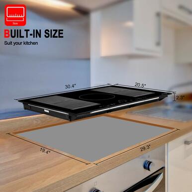 Gasland Chef 30'' Induction Cooktop - Slider Control