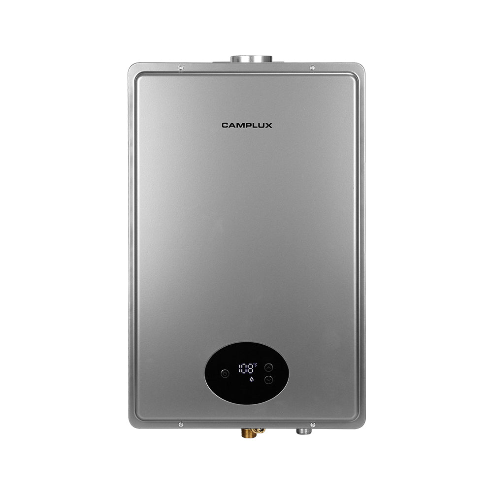 Camplux Tankless Nature Gas Water Heater - 5.28 GPM Grey