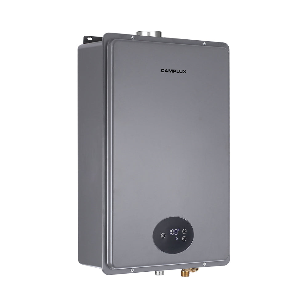 Camplux Tankless Propane Residential Water Heater - 6.86 GPM Grey