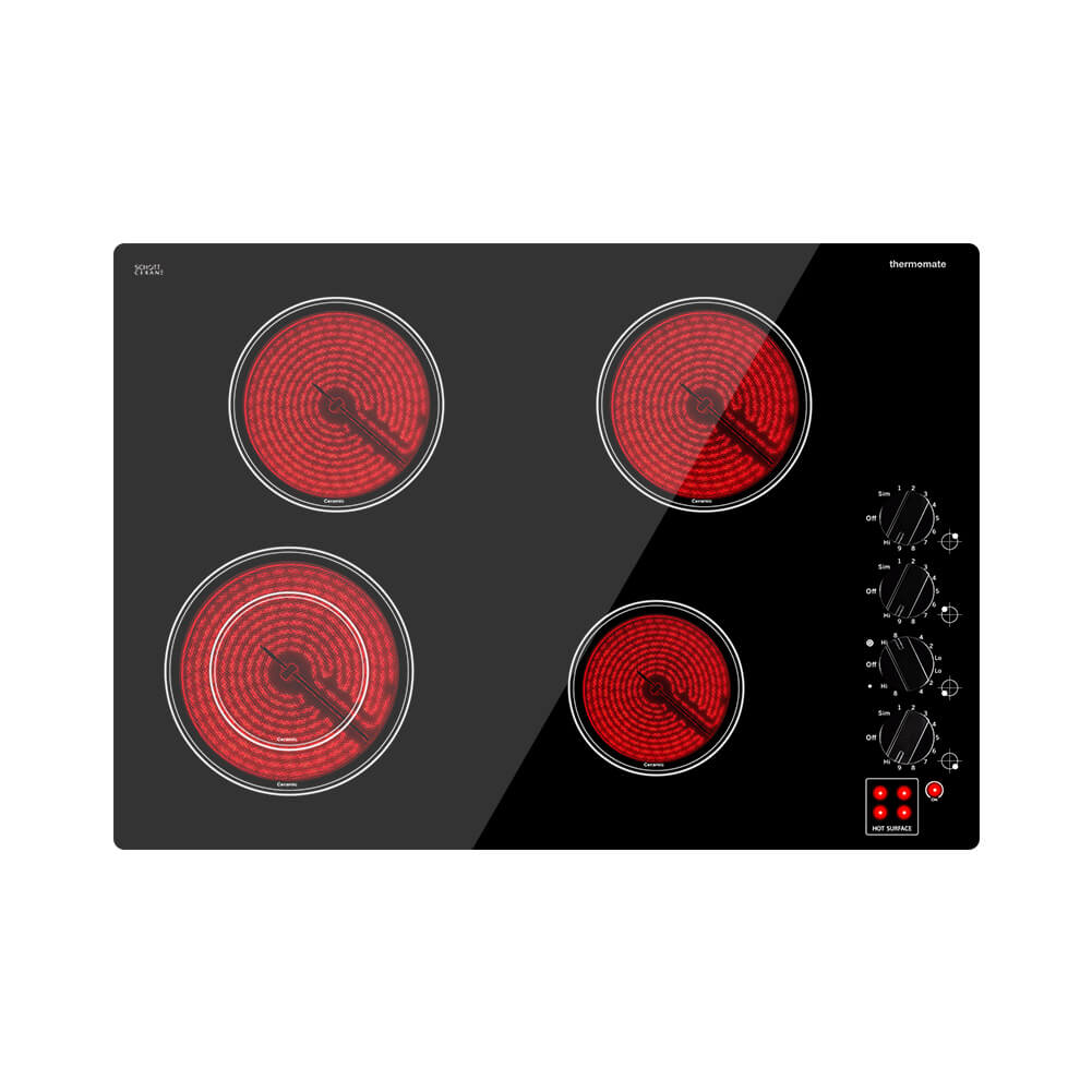 Thermomate 30'' Built-In Ceramic Cooktop - Knob Control