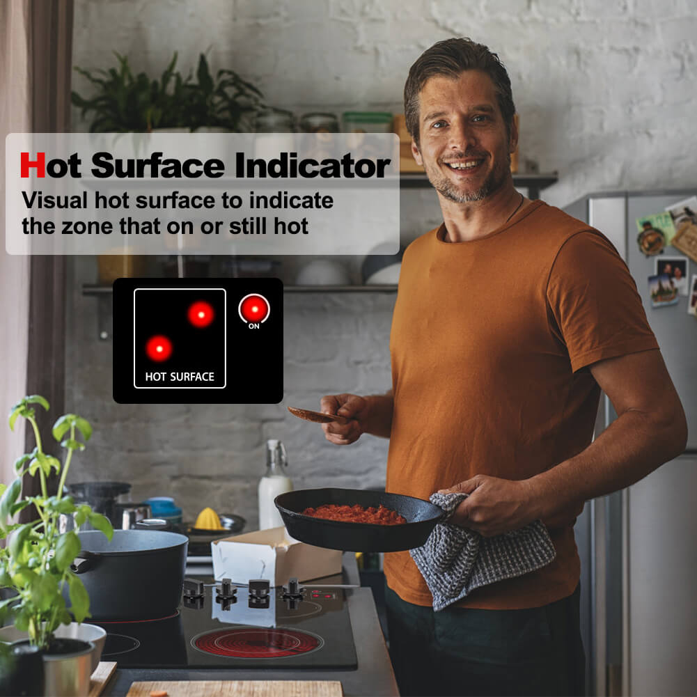 Thermomate 30'' Built-In Ceramic Cooktop - Knob Control