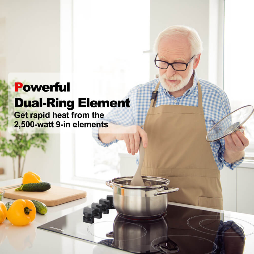 Thermomate 30'' Built-In Ceramic Cooktop - Knob Control