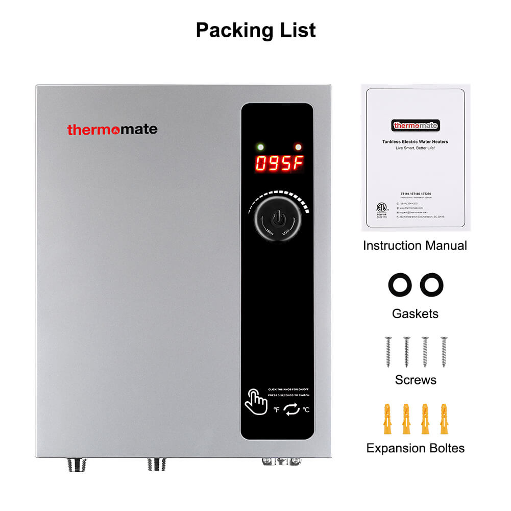 Thermomate Tankless Electric Water Heater - 240V/11kW