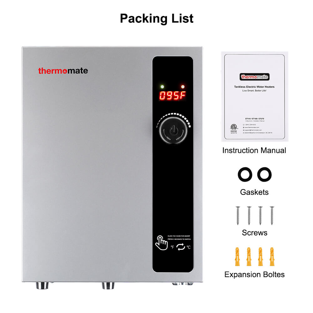 Thermomate Tankless Electric Water Heater - 240V/18kW