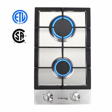 Gasland Chef 12'' Convertible Gas Cooktop w/ Thermocouple Protection