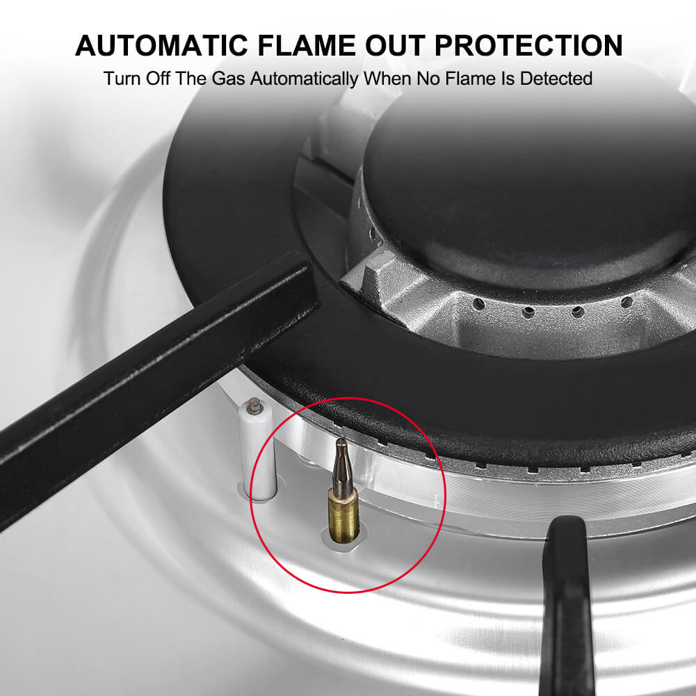 Thermomate 12'' Built-In Gas Cooktop w/ 2 Burners