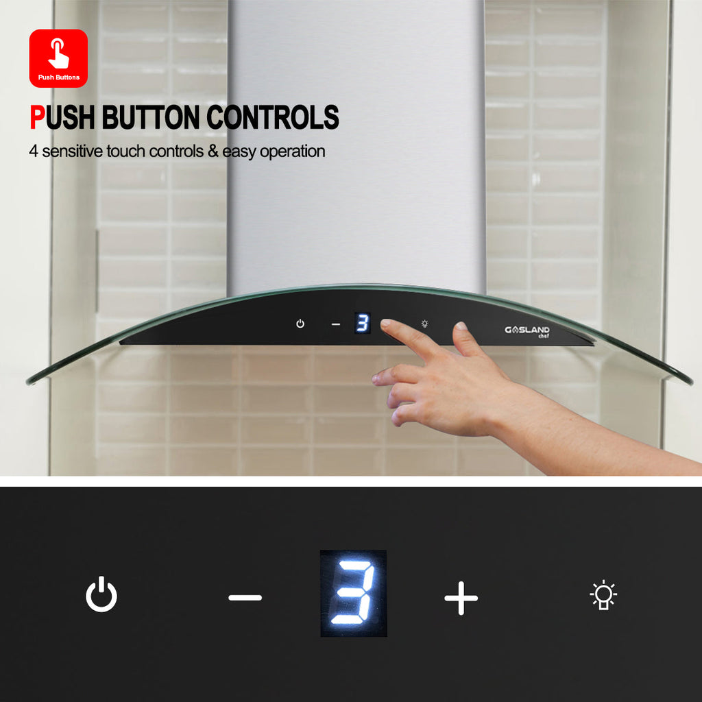Gasland Chef 30'' Wall Mount Vent Hood - Sensor Touch Control