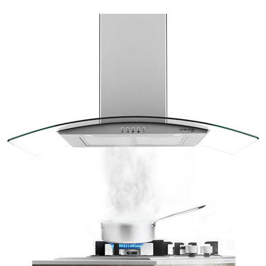Gasland Chef 36'' Wall Mount Vent Hood w/ Tempered Glass