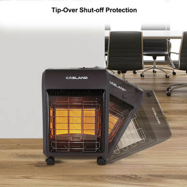 Gasland Outdoor Portable Cabinet Heater - Brown