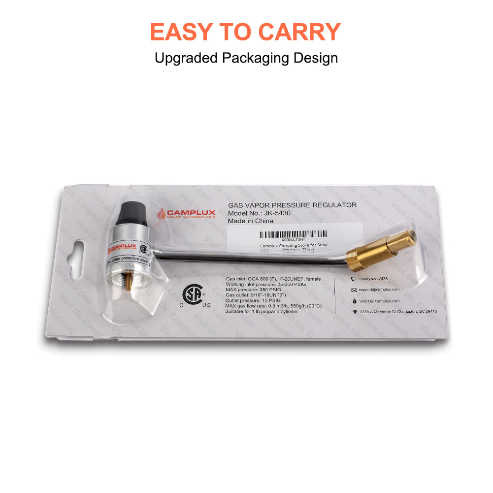 Camplux Propane Gas Stove Regulator