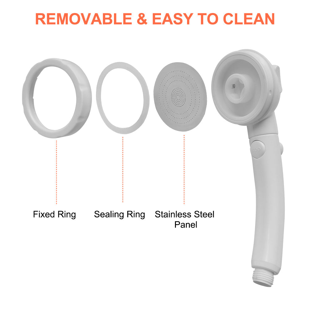 Camplux Hand Held Showerhead with ON/Off Switch