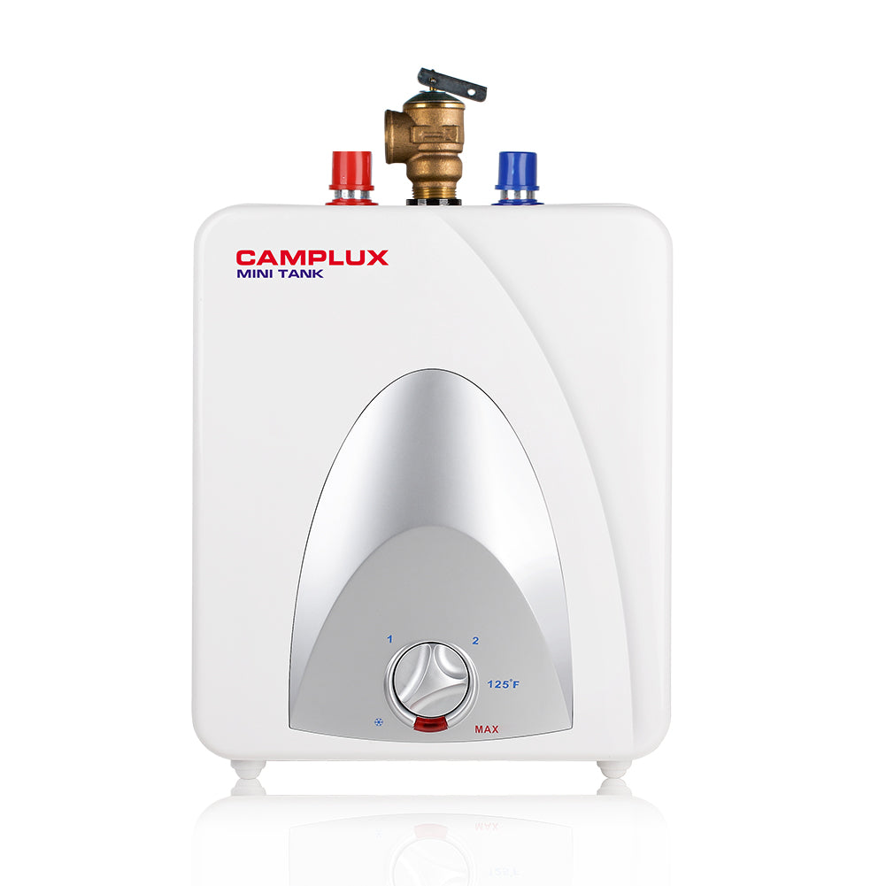 Camplux Electric Mini Tank Water Heater - 1.3 Gallon