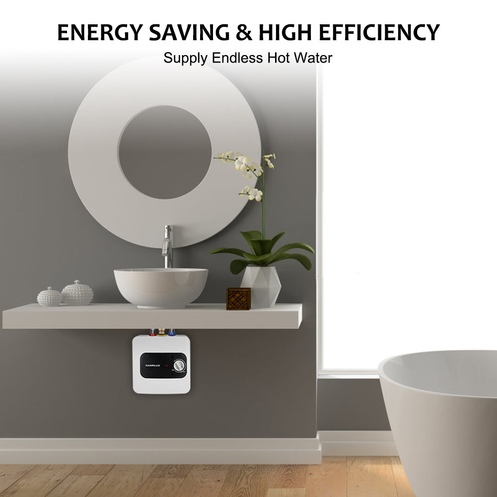 Camplux Mini Tank Electric Water Heater - 1.3 Gallon