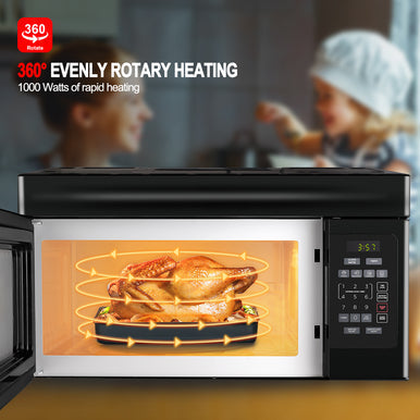 Gasland Chef 30'' Over-the-Range Microwave Oven - Black