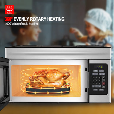 Gasland Chef 30'' Over-the-Range Microwave Oven - Silvery