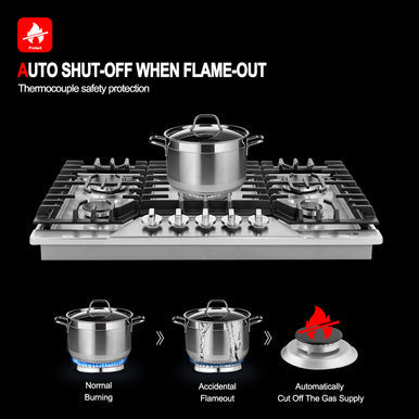 Gasland Chef 30'' Built-In Gas Cooktop w/ 5 Burner