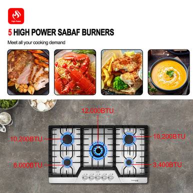 Gasland Chef 36'' Gas Cooktop w/ Thermocouple Protection