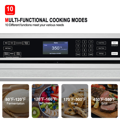 Gasland Chef 30'' Built-In Electric Wall Oven - Stainless Steel