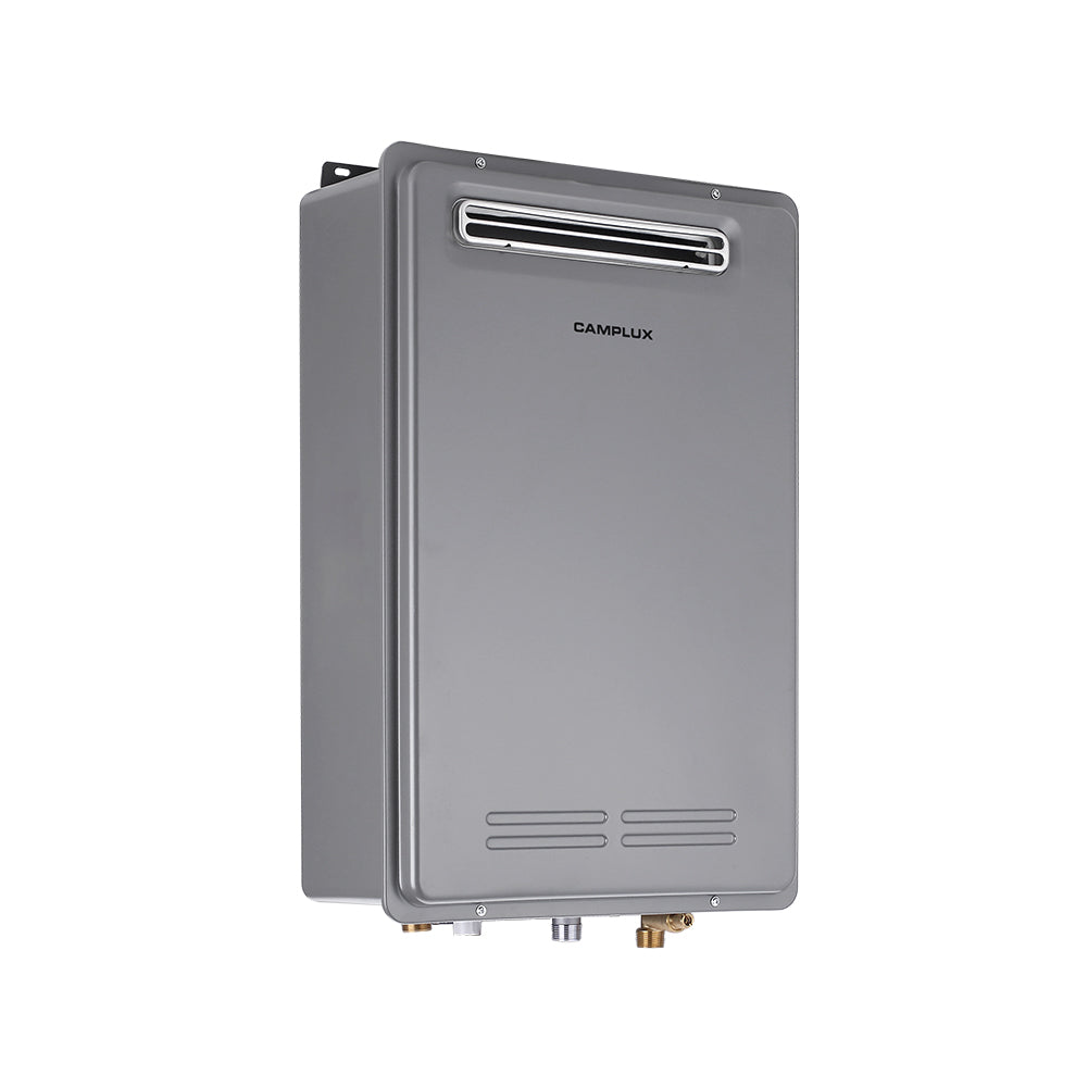 Camplux Natural Gas Tankless Water Heater - 6.86 GPM Grey