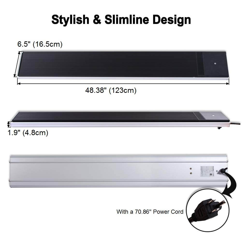 Thermoflow Infrared Space Heater 1800W w/ Timer & Remote