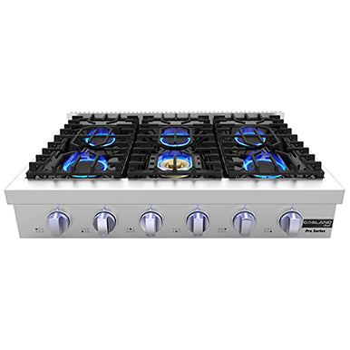Gasland Chef 36'' Gas Cooktop w/ 6 Recessed Sealed Burners